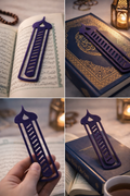 Islamic Style Bookmark Purple
